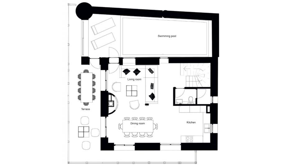 Chalet Alya, Meribel floorplan - The Chalet Edit