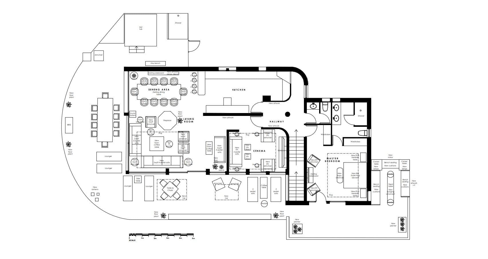 chalet x, morzine floorplan - The Chalet Edit