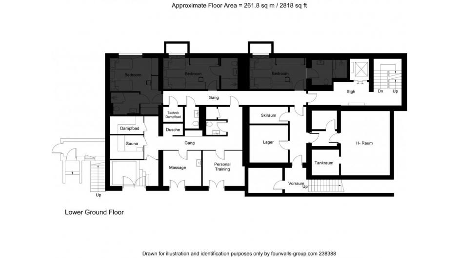 Chalet 47, St Anton floorplan - The Chalet Edit