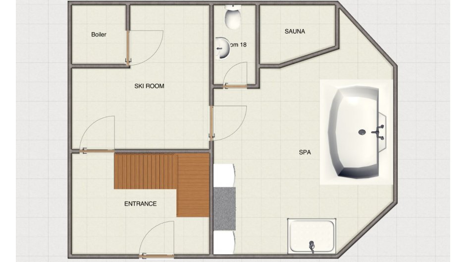 Chalet Ice, Morzine floorplan - The Chalet Edit