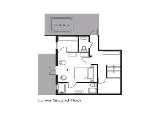 Chalet Davos, Val d'Isere floorplan - The Chalet Edit