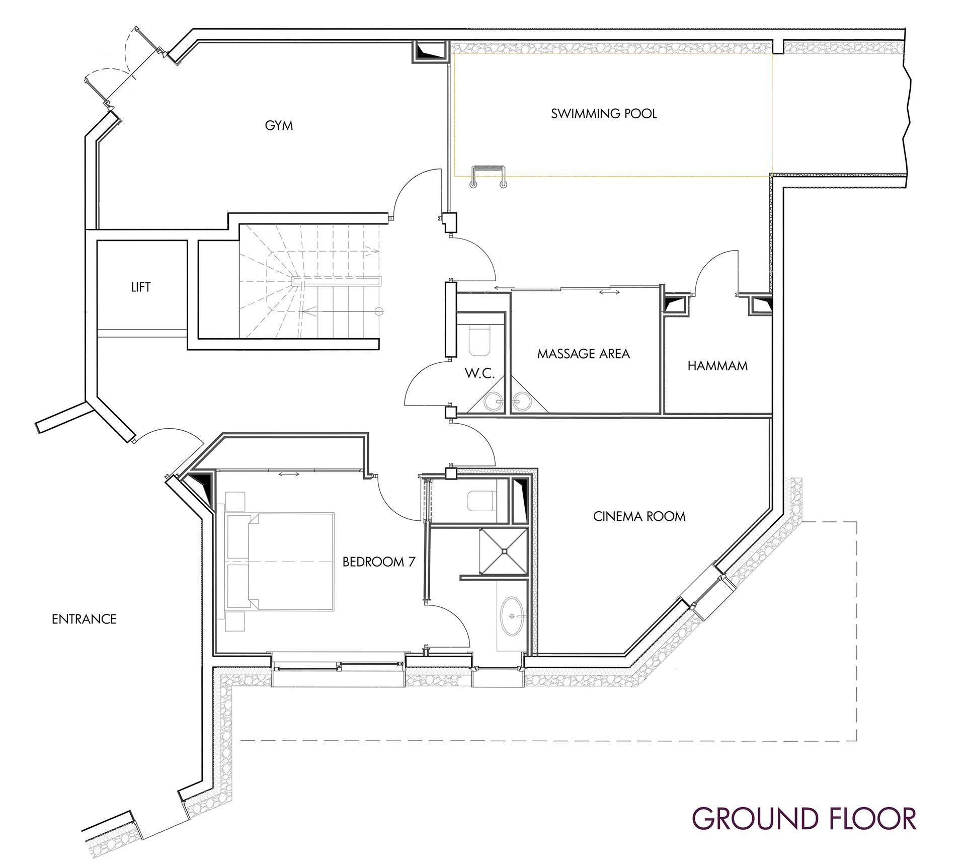 Chalet Machapuchare, Val d’Isere floorplan - The Chalet Edit