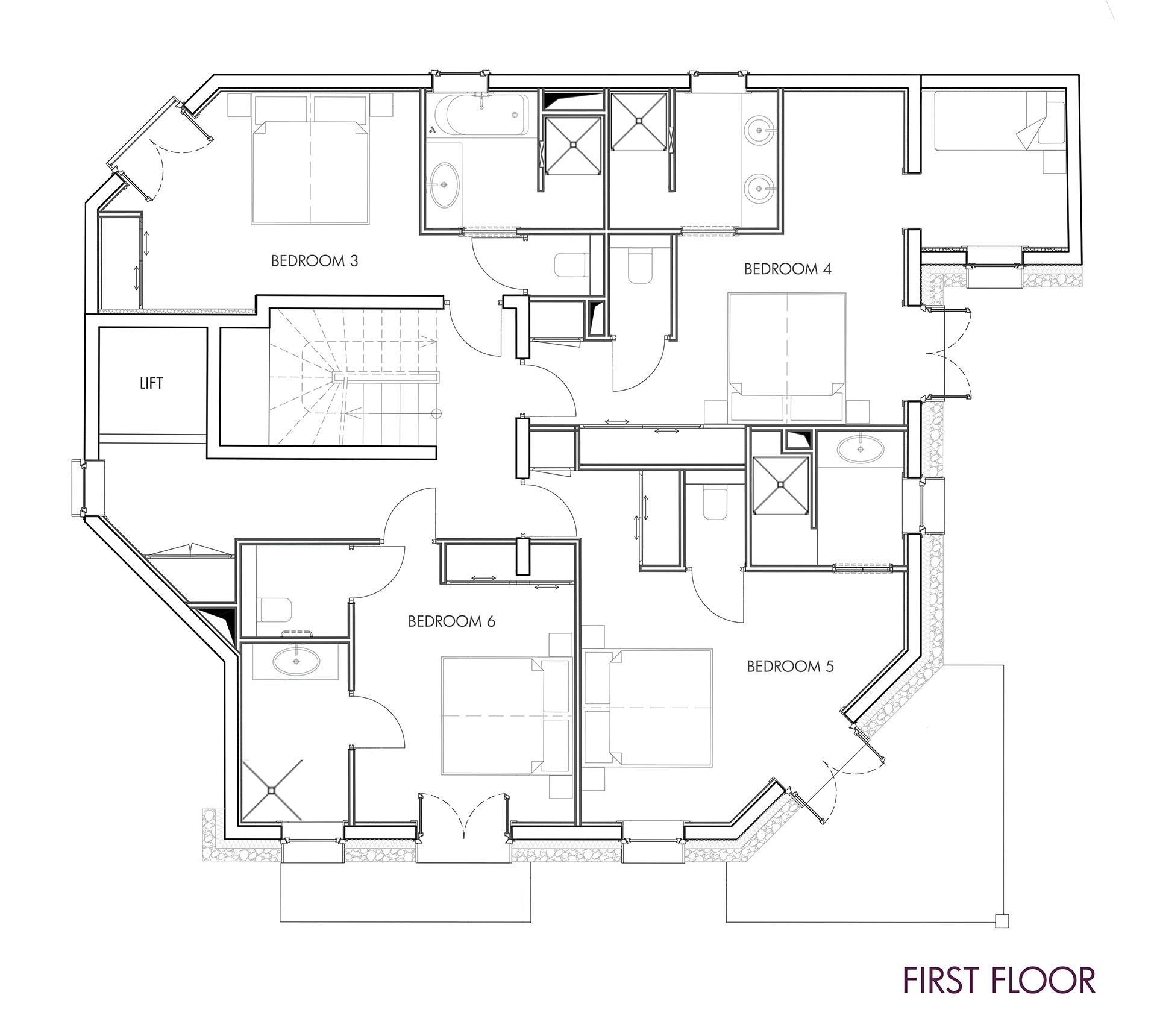 Chalet Machapuchare, Val d’Isere floorplan - The Chalet Edit