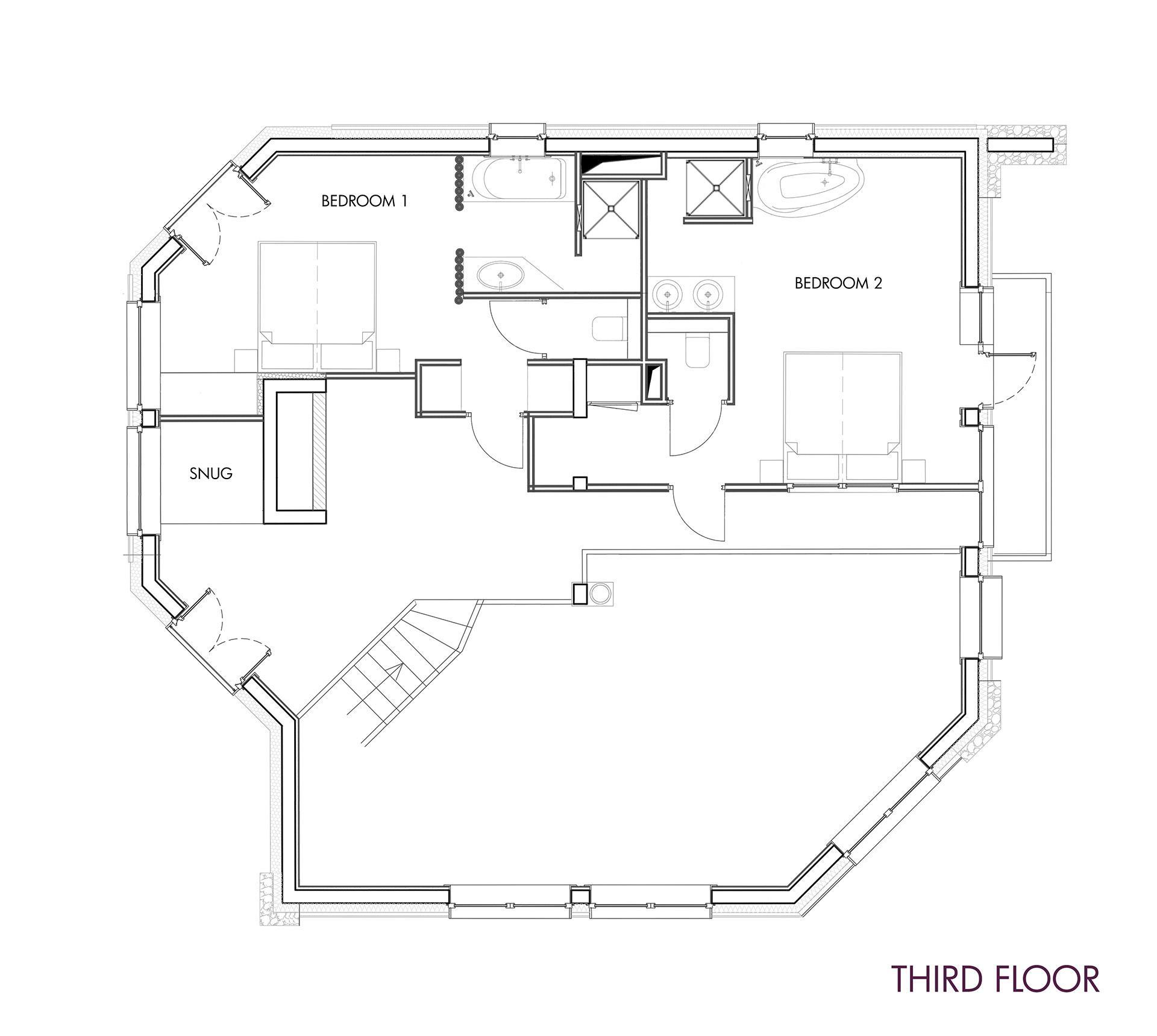 Chalet Machapuchare, Val d’Isere floorplan - The Chalet Edit