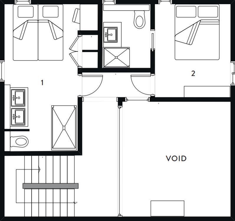Chalet Le Koissou, Meribel Village floorplan - The Chalet Edit