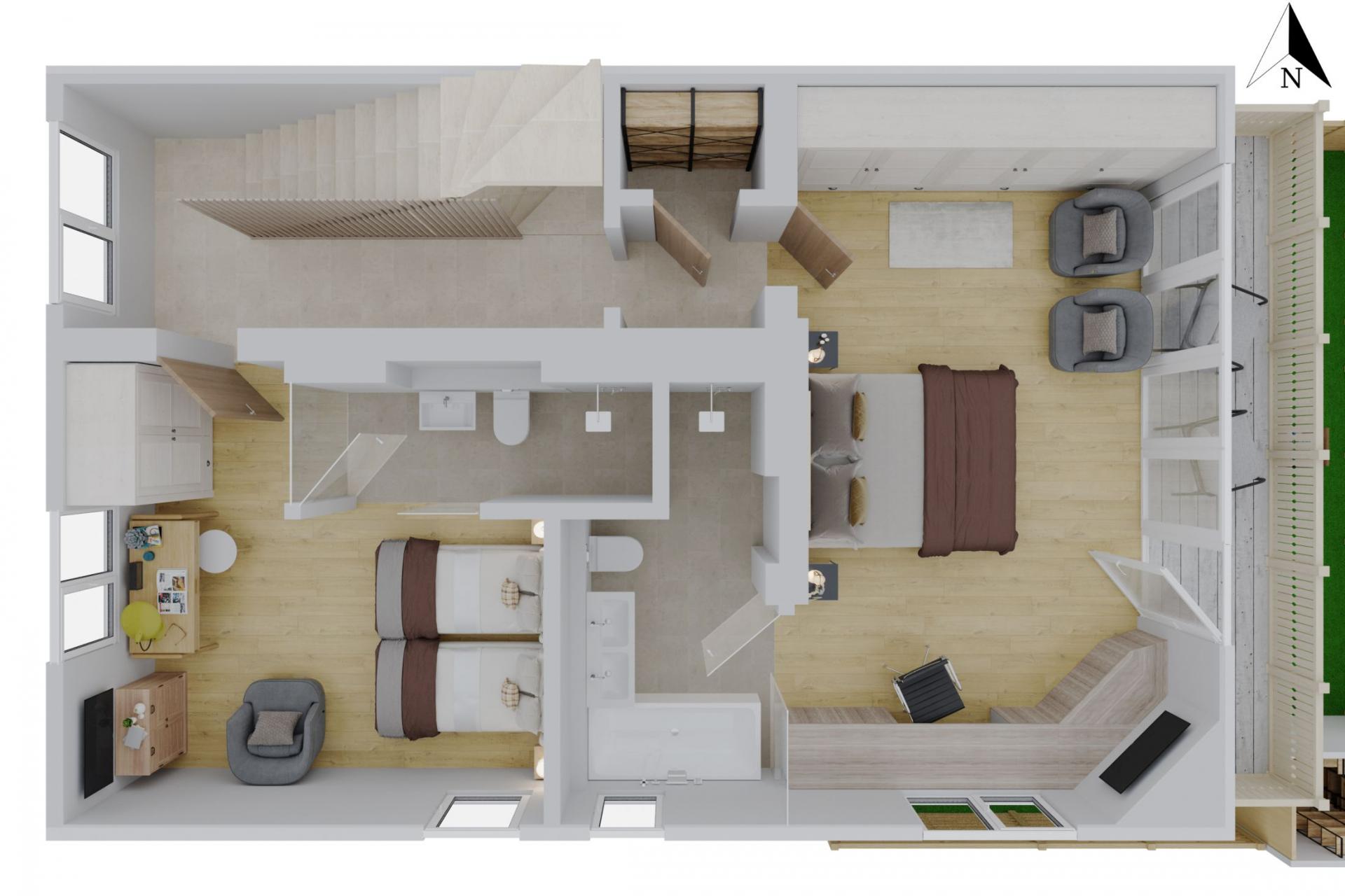 Chalet Narnia, St Anton floorplan - The Chalet Edit