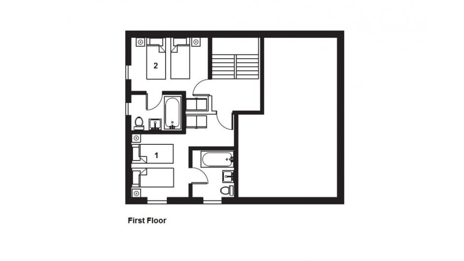 No. 6 Bellevarde, Val D'isere floorplan - The Chalet Edit