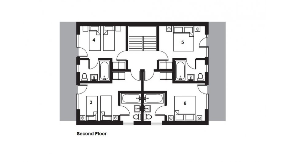 No. 6 Bellevarde, Val D'isere floorplan - The Chalet Edit