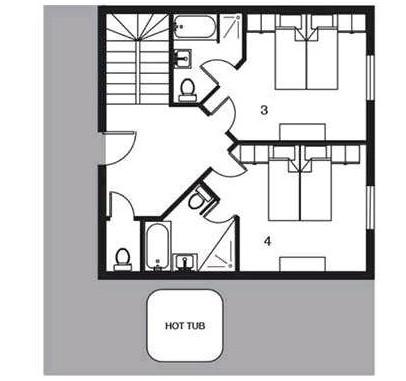 Chalet Mariefleur, Meribel floorplan - The Chalet Edit