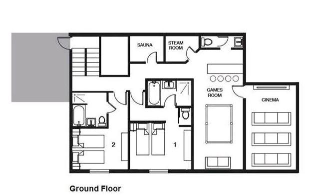 Chalet Mariefleur, Meribel floorplan - The Chalet Edit