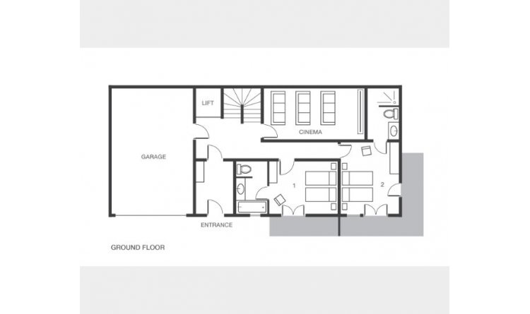 Bellacima Lodge, Meribel floorplan - The Chalet Edit