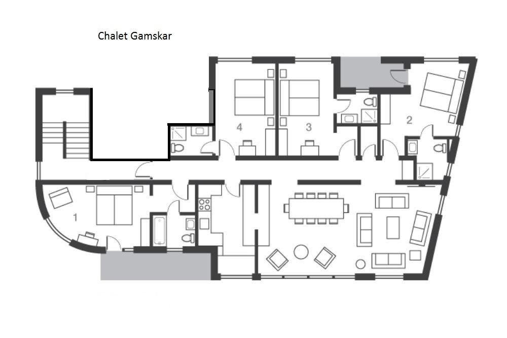 Haus Gamskar, St Anton floorplan - The Chalet Edit