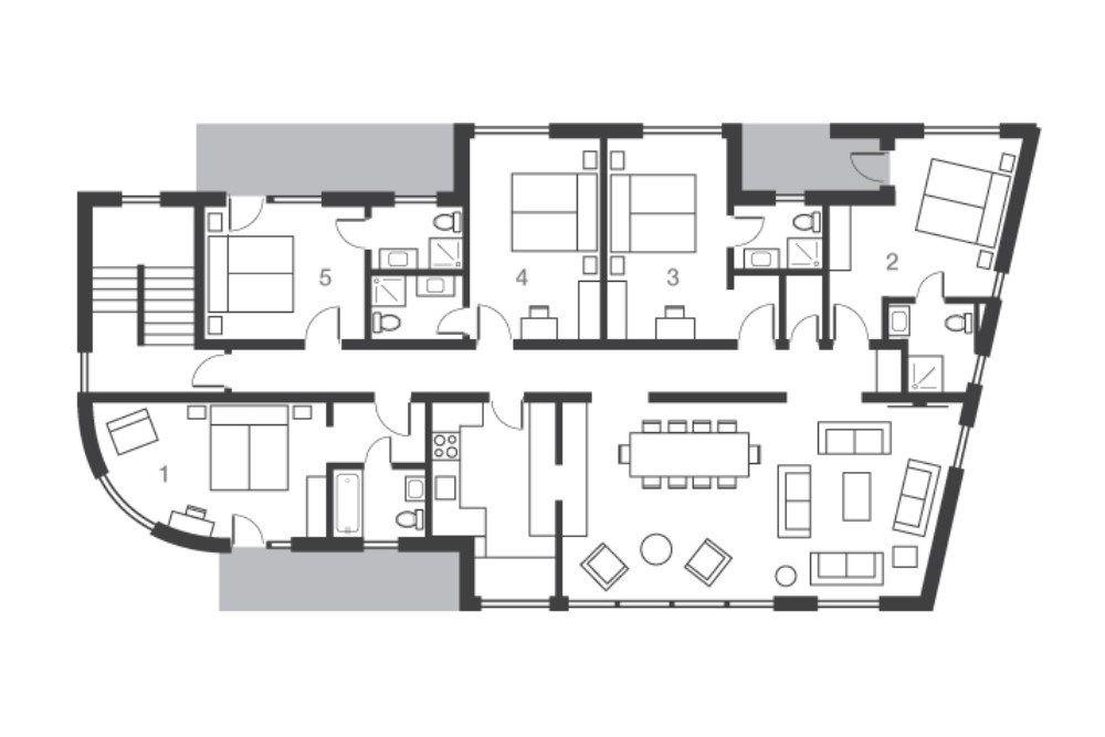 Haus Hochkar, St Anton floorplan - The Chalet Edit