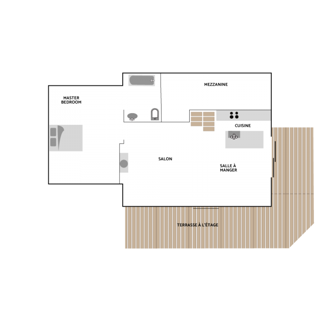 Chalet Granit, Chamonix floorplan - The Chalet Edit