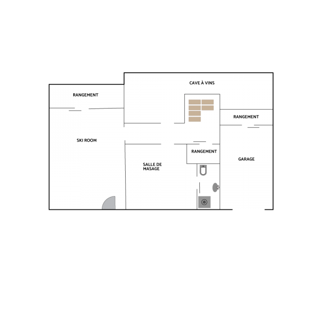 Chalet Granit, Chamonix floorplan - The Chalet Edit