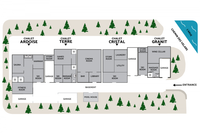 Chalet Granit, Chamonix floorplan - The Chalet Edit