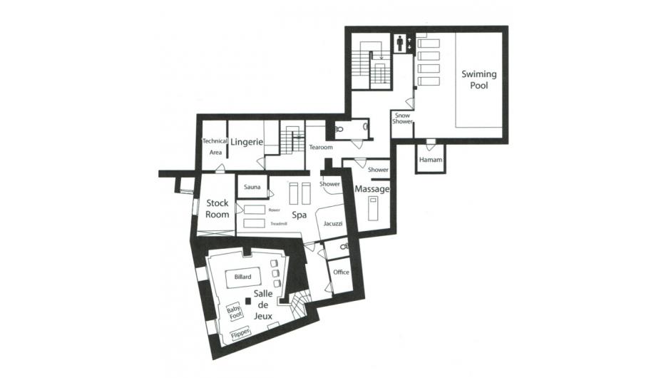 Chalet La Ferme De Mon Grand Pere, Meribel floorplan - The Chalet Edit