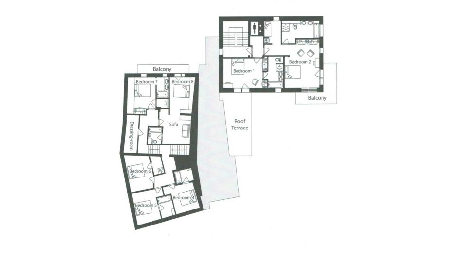 Chalet La Ferme De Mon Grand Pere, Meribel floorplan - The Chalet Edit