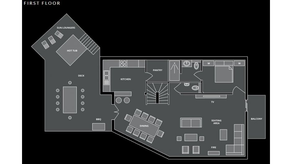 Chalet Aubois, Morzine floorplan - The Chalet Edit