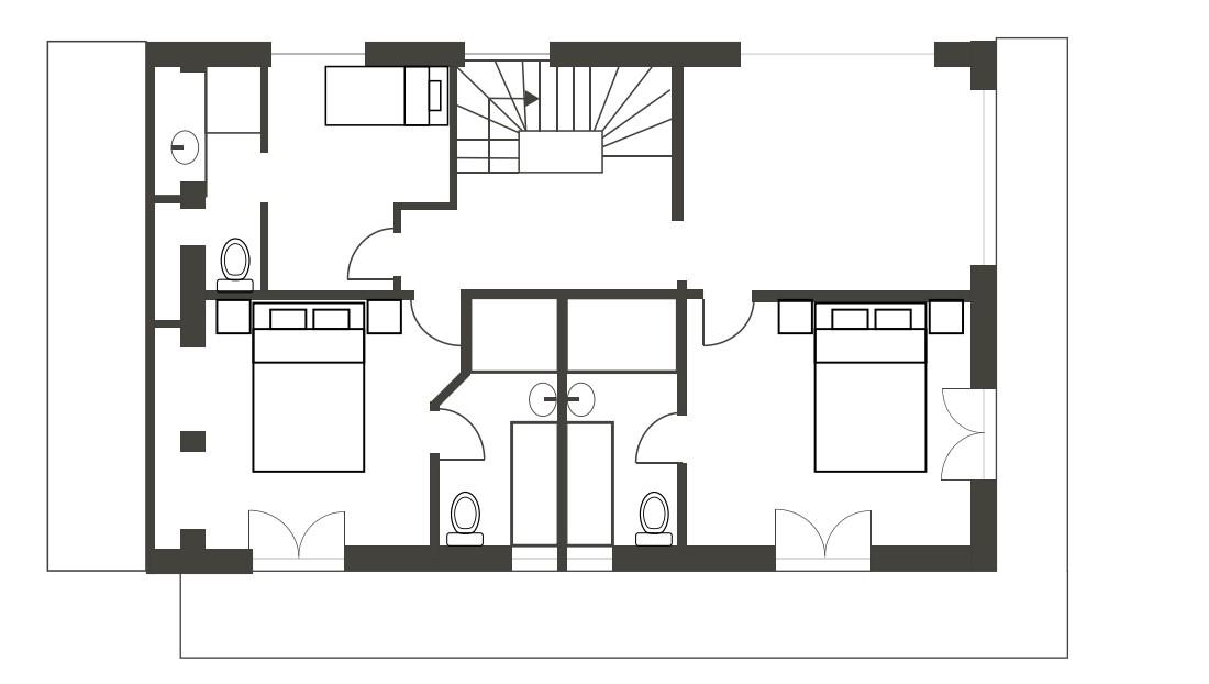 Chalet Cree, Chamonix floorplan - The Chalet Edit