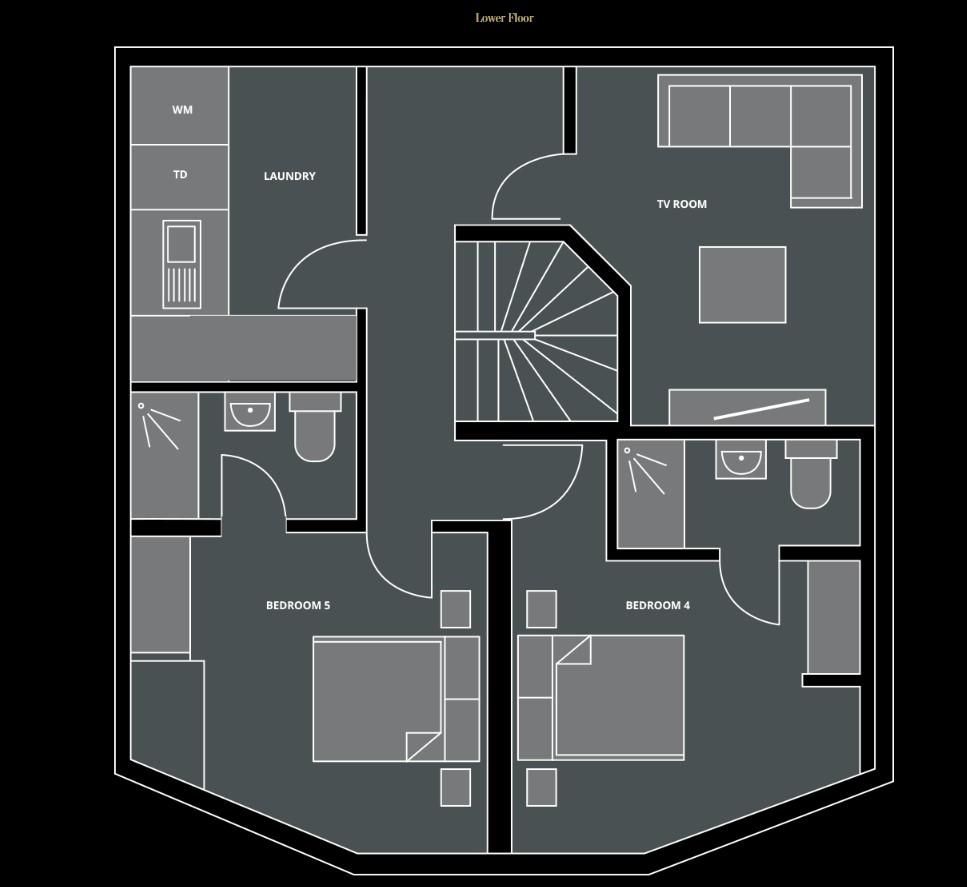 Chalet Lorne, Morzine floorplan - The Chalet Edit