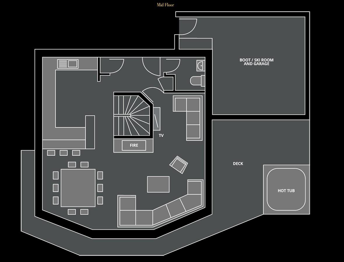 Chalet Lorne, Morzine floorplan - The Chalet Edit