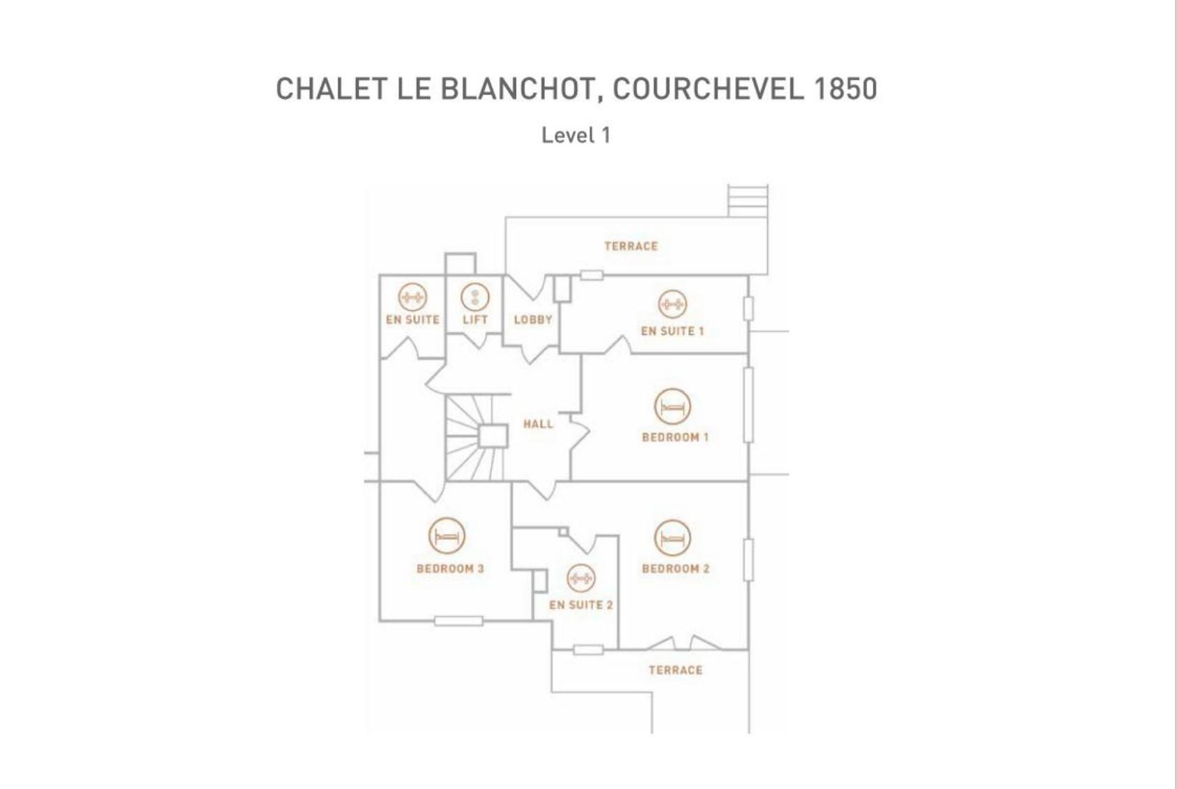 Chalet Le Blanchot, Courchevel 1850 floorplan - The Chalet Edit
