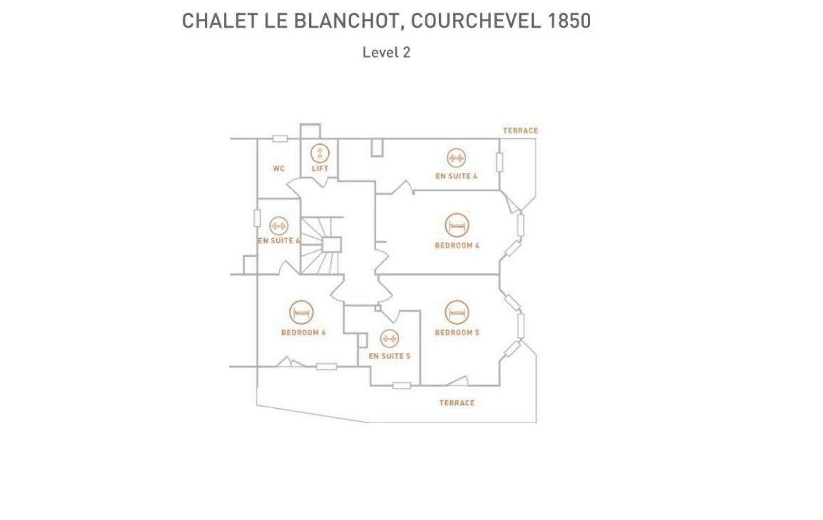 Chalet Le Blanchot, Courchevel 1850 floorplan - The Chalet Edit