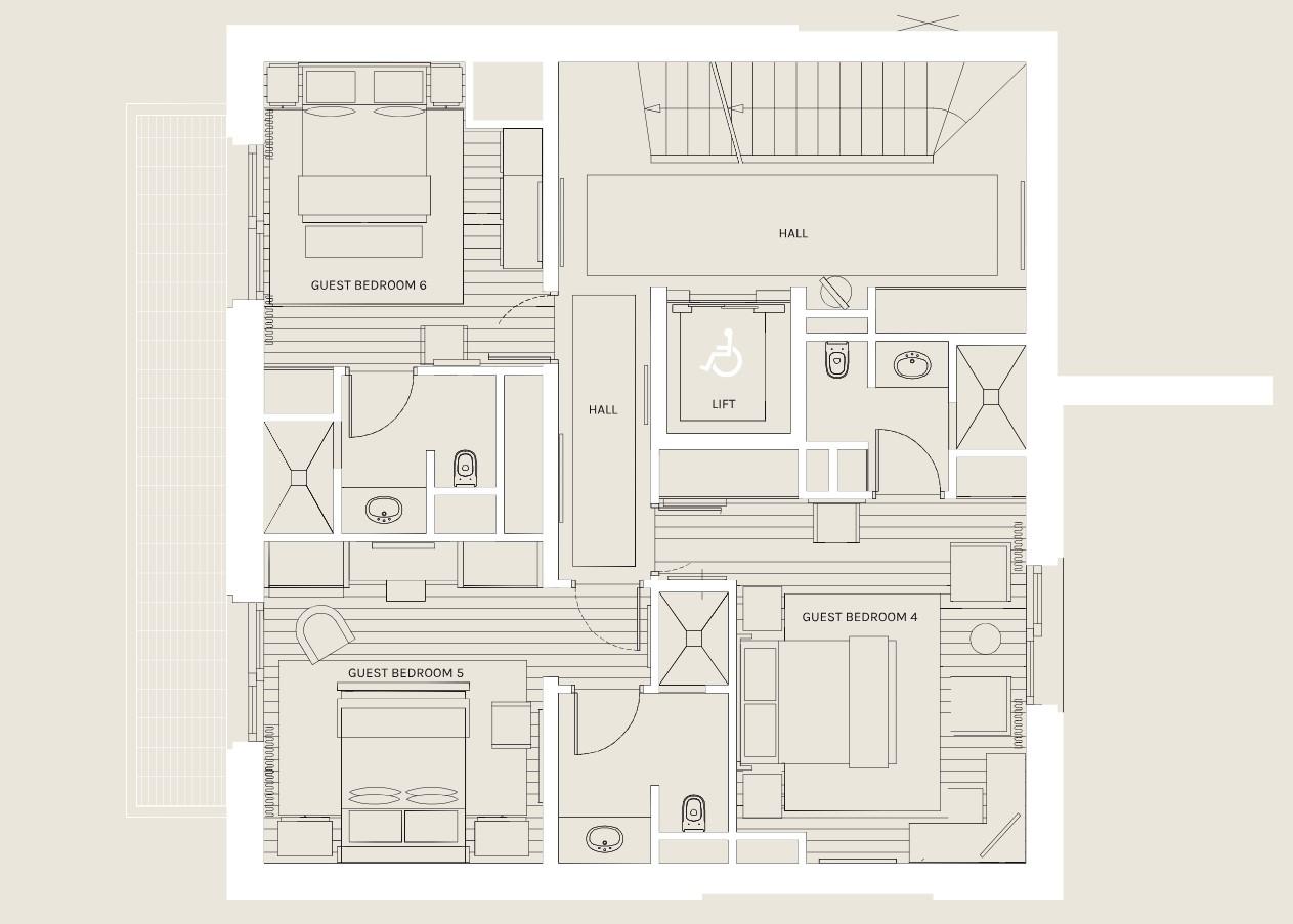 Le Petit Palais, Courchevel 1850 floorplan - The Chalet Edit