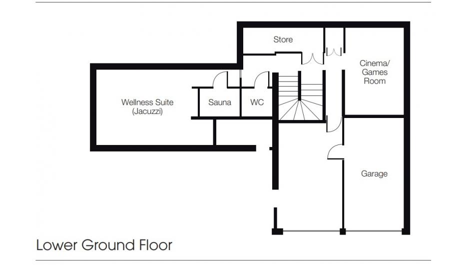 Chalet Floralie, St Martin De Belleville floorplan - The Chalet Edit