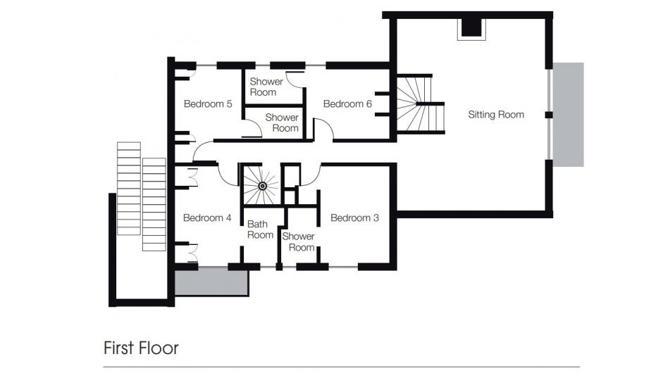 Chalet Floralie, St Martin De Belleville floorplan - The Chalet Edit
