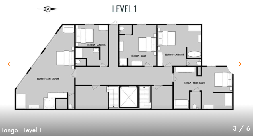 Chalet Tango, Tignes floorplan - The Chalet Edit