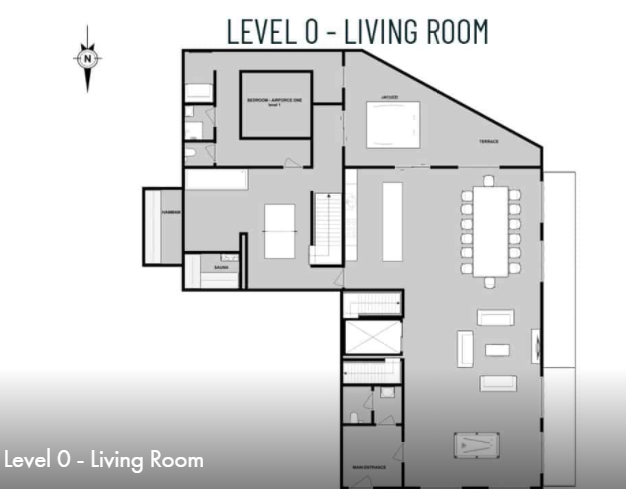 Chalet Tango, Tignes floorplan - The Chalet Edit