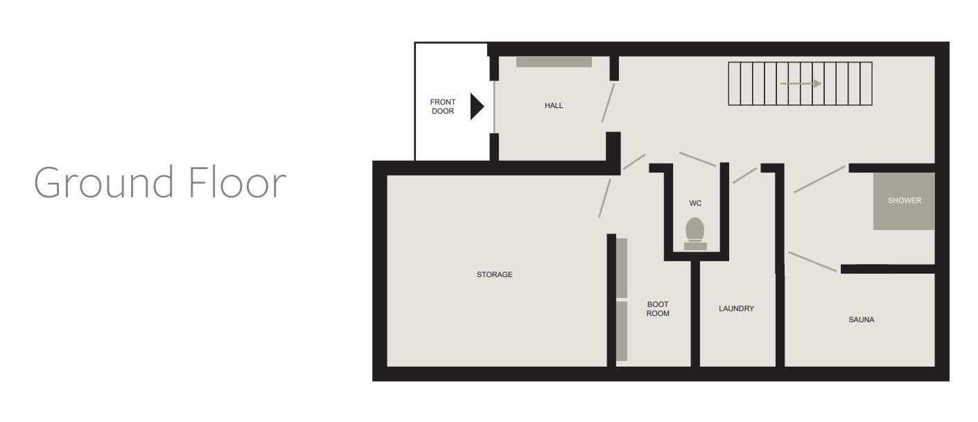 Chalet Aralia, St Martin De Belleville floorplan - The Chalet Edit