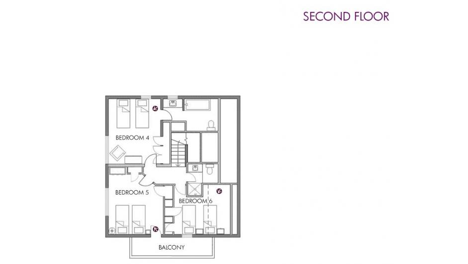 Chalet Foinbois, Meribel Village floorplan - The Chalet Edit