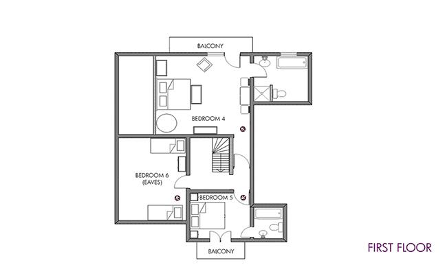 Chalet La Varappe, Meribel floorplan - The Chalet Edit