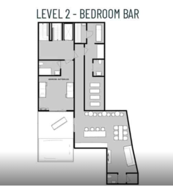 Chalet Raven, Tignes floorplan - The Chalet Edit