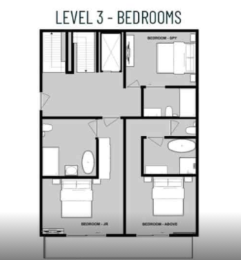 Chalet Raven, Tignes floorplan - The Chalet Edit