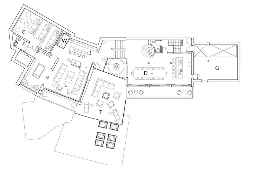 Chalet Tataali, Morzine floorplan - The Chalet Edit