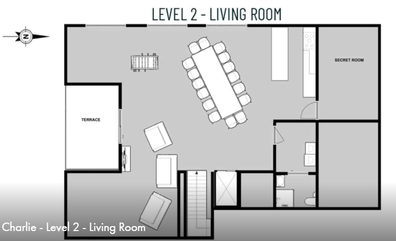 Chalet Charlie, Tignes floorplan - The Chalet Edit