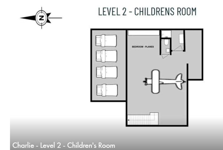 Chalet Charlie, Tignes floorplan - The Chalet Edit