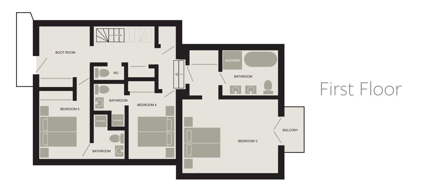 Chalet Coco, St Martin De Belleville floorplan - The Chalet Edit