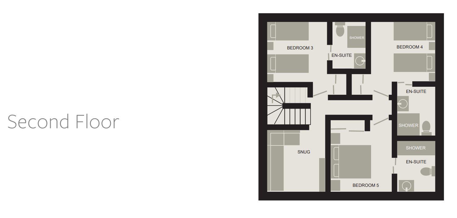 Chalet Verdet, St Martin de Belleville floorplan - The Chalet Edit