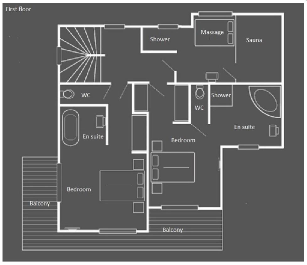 Chalet Gemini, Zermatt floorplan - The Chalet Edit