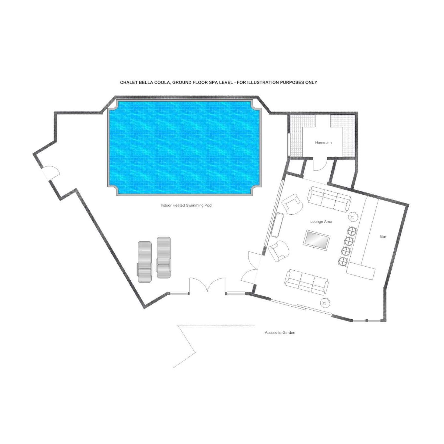 Bella Coola, Verbier floorplan - The Chalet Edit