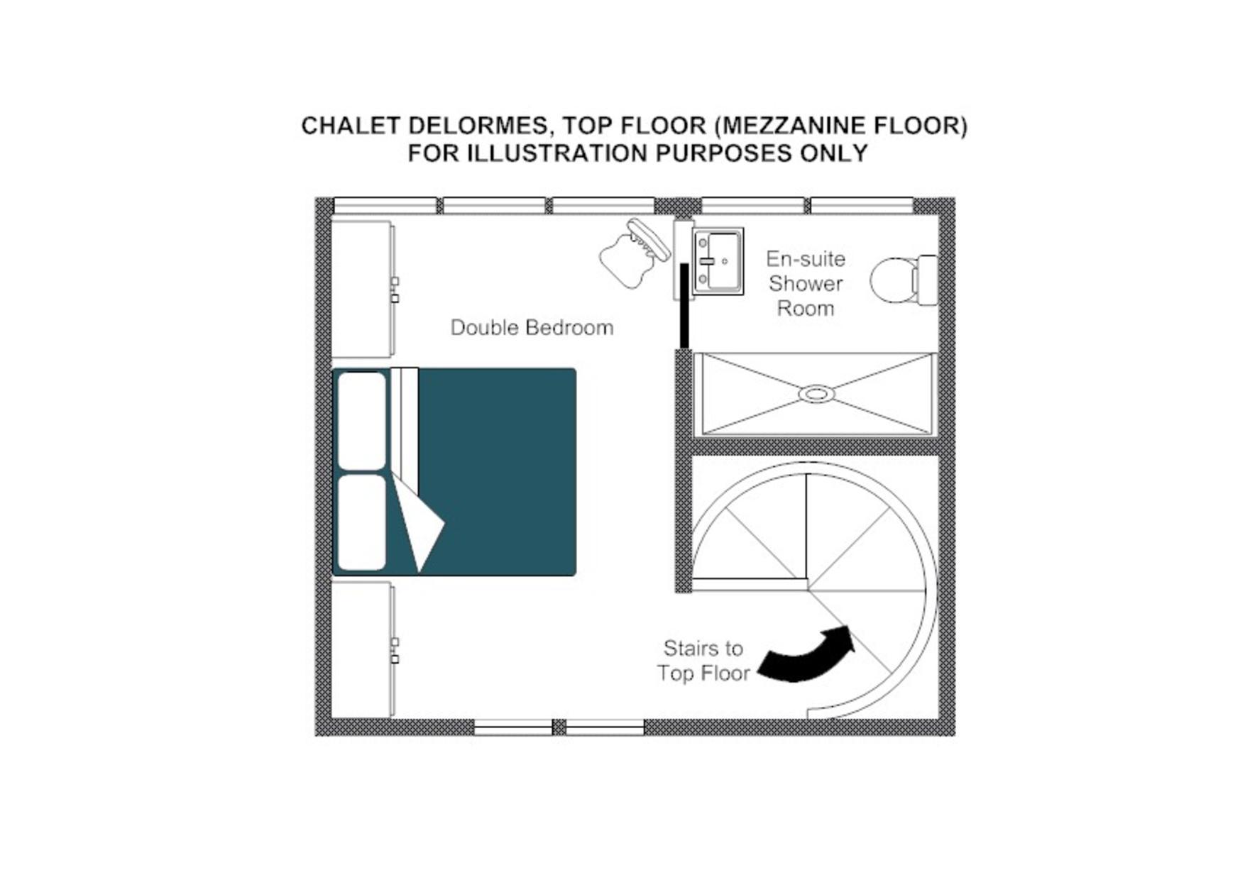 Chalet Delormes, Verbier floorplan - The Chalet Edit