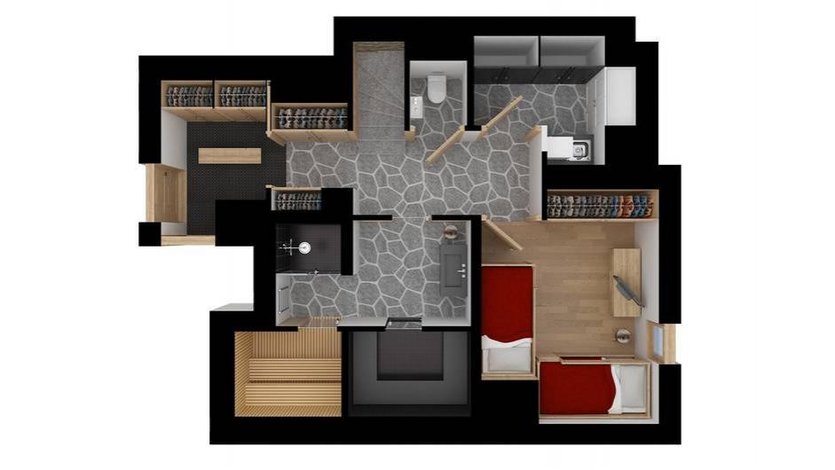 Chalet le Refuge, Meribel floorplan - The Chalet Edit