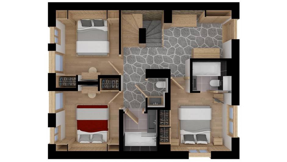 Chalet le Refuge, Meribel floorplan - The Chalet Edit