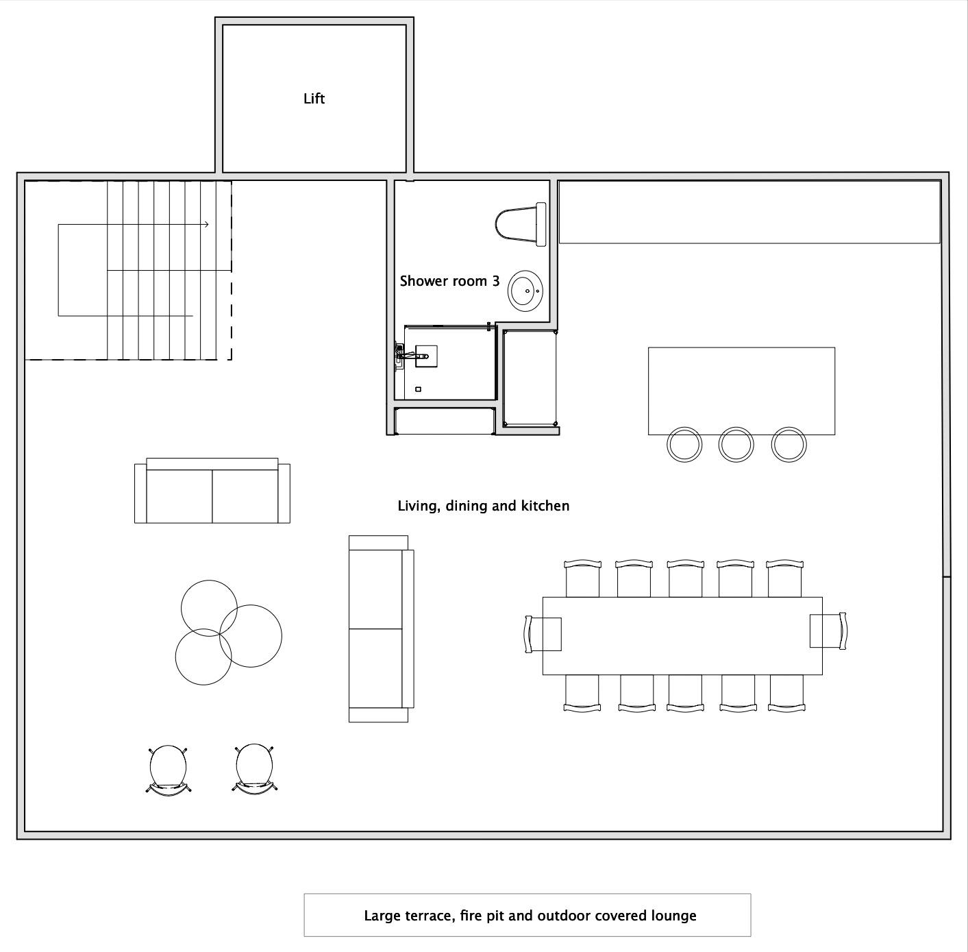 Chalet V, La Tzoumaz, Verbier floorplan - The Chalet Edit