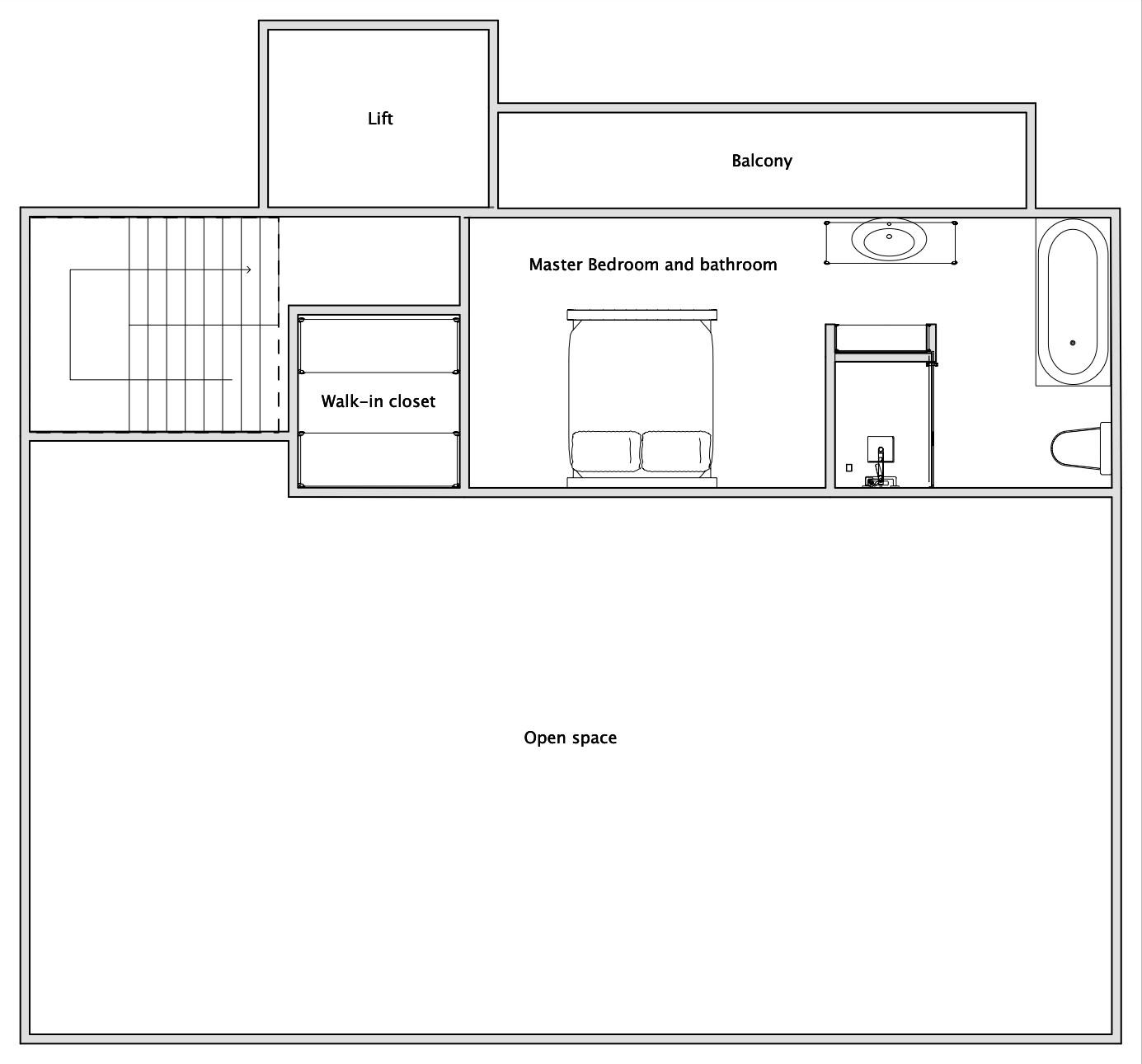 Chalet V, La Tzoumaz, Verbier floorplan - The Chalet Edit